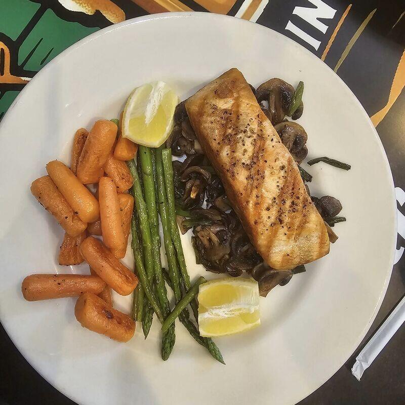 Grilled Salmon Plate